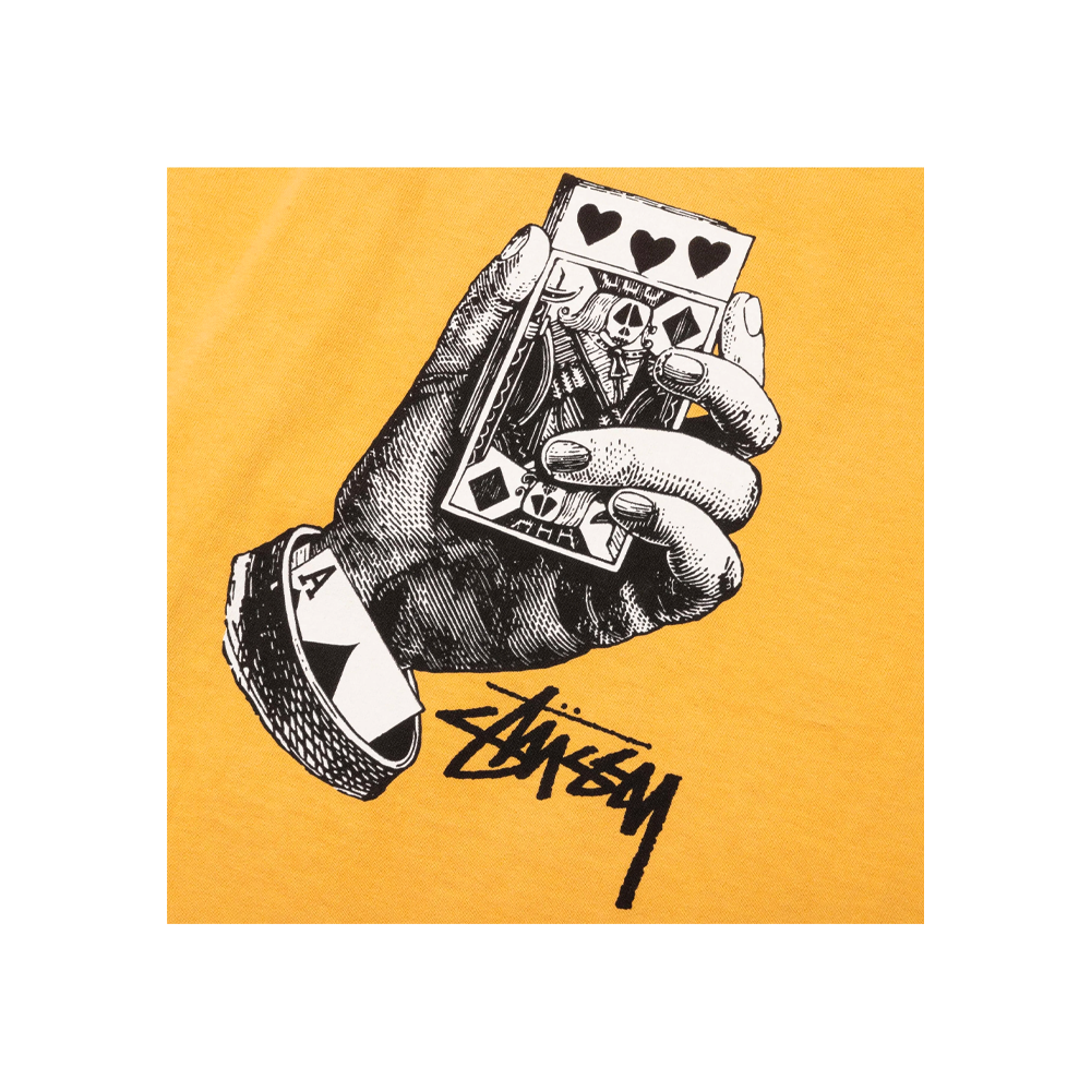 Stussy All Bets Off Pigment Dyed Tee Honey 190490H_HN
