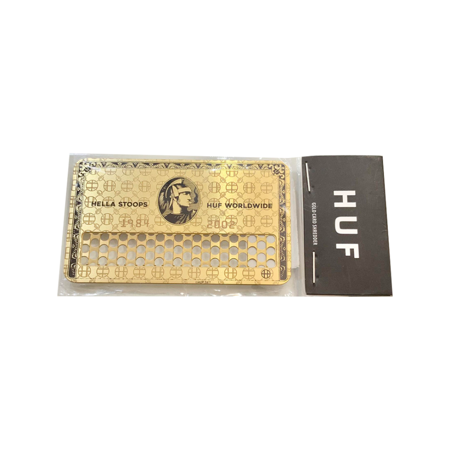 Huf Gold Card Shredder Gold AC00336_GOLD