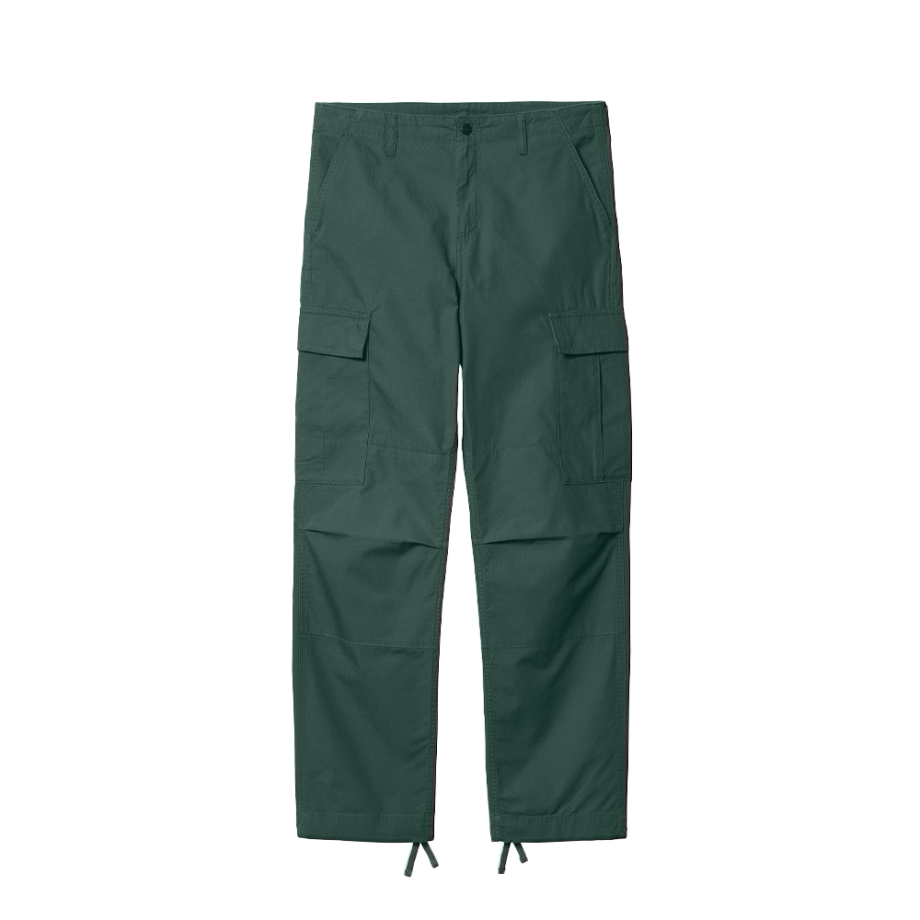 Carhartt Wip Regular Cargo Pant Duck Green (Rinsed) I032467_KN_02