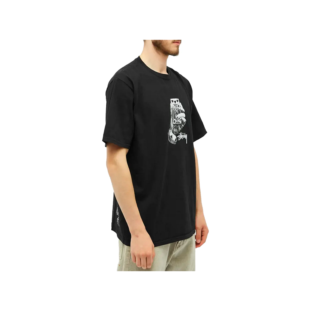 Stussy All Bets Off Pigment Dyed Tee Black 190490H_BK