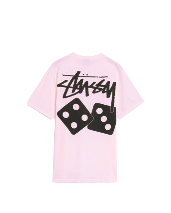 Stussy Dice Pigment Dyed Tee Blush 1904883_BL