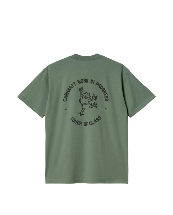 Carhartt S/S Stamp T-Shirt Duck Green / Black (Stone Washed) I033670_2B1_06