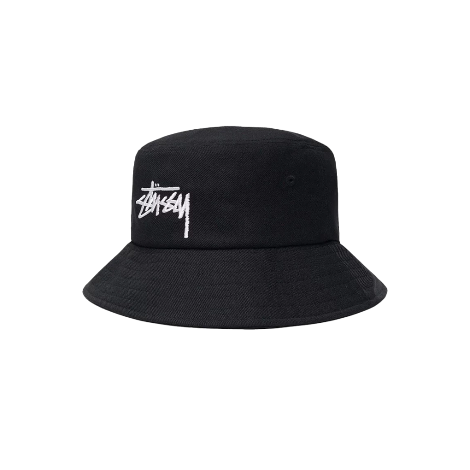 Stussy Big Stock Bucket Hat Black 1321129_BK
