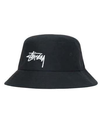 Stussy Big Stock Bucket Hat Black 1321132_BK