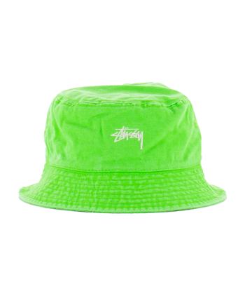 Stussy Washed Stock Bucket Hat Mint 1321086_MT