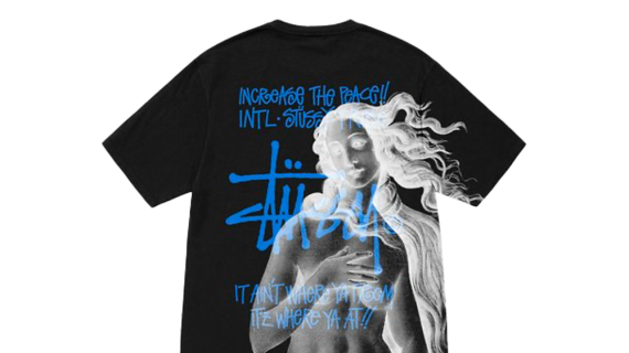 Stussy Ist Venus Pig. Dyed Tee Black 1904977_BK