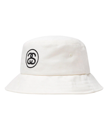 Stussy SS Link Deep Bucket Hat White 1321105_WH