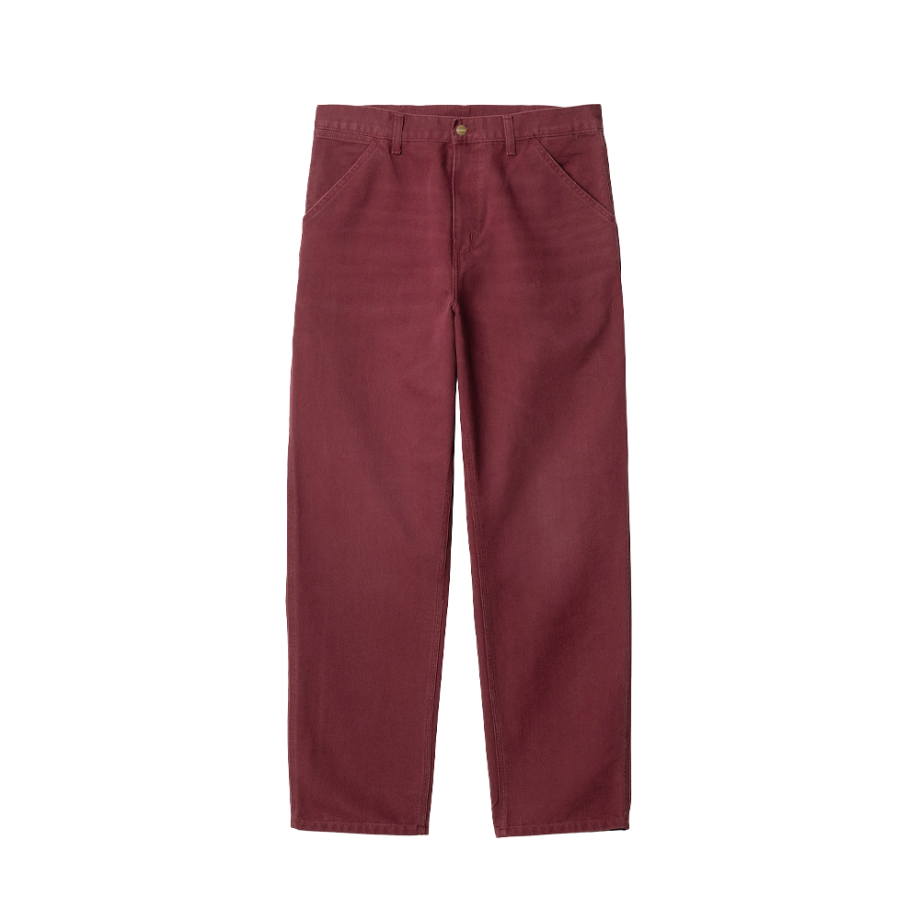 Carhartt Wip Single Knee Pant Malbec (Aged Canvas) I031497_2BY_3K