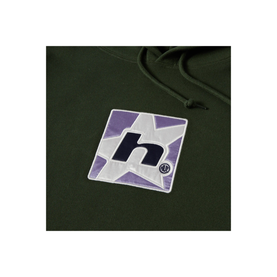 Huf Star Hoodie Hunter Green PF00679_HG