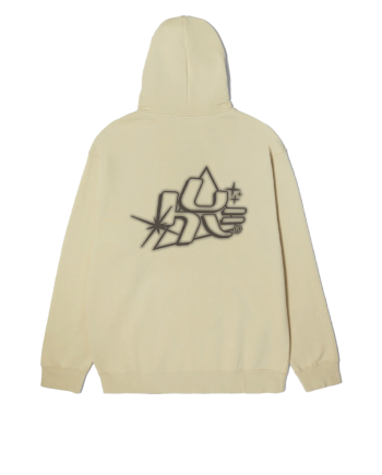 Huf Glow Pullover Hoodie Stone PF00687_STN