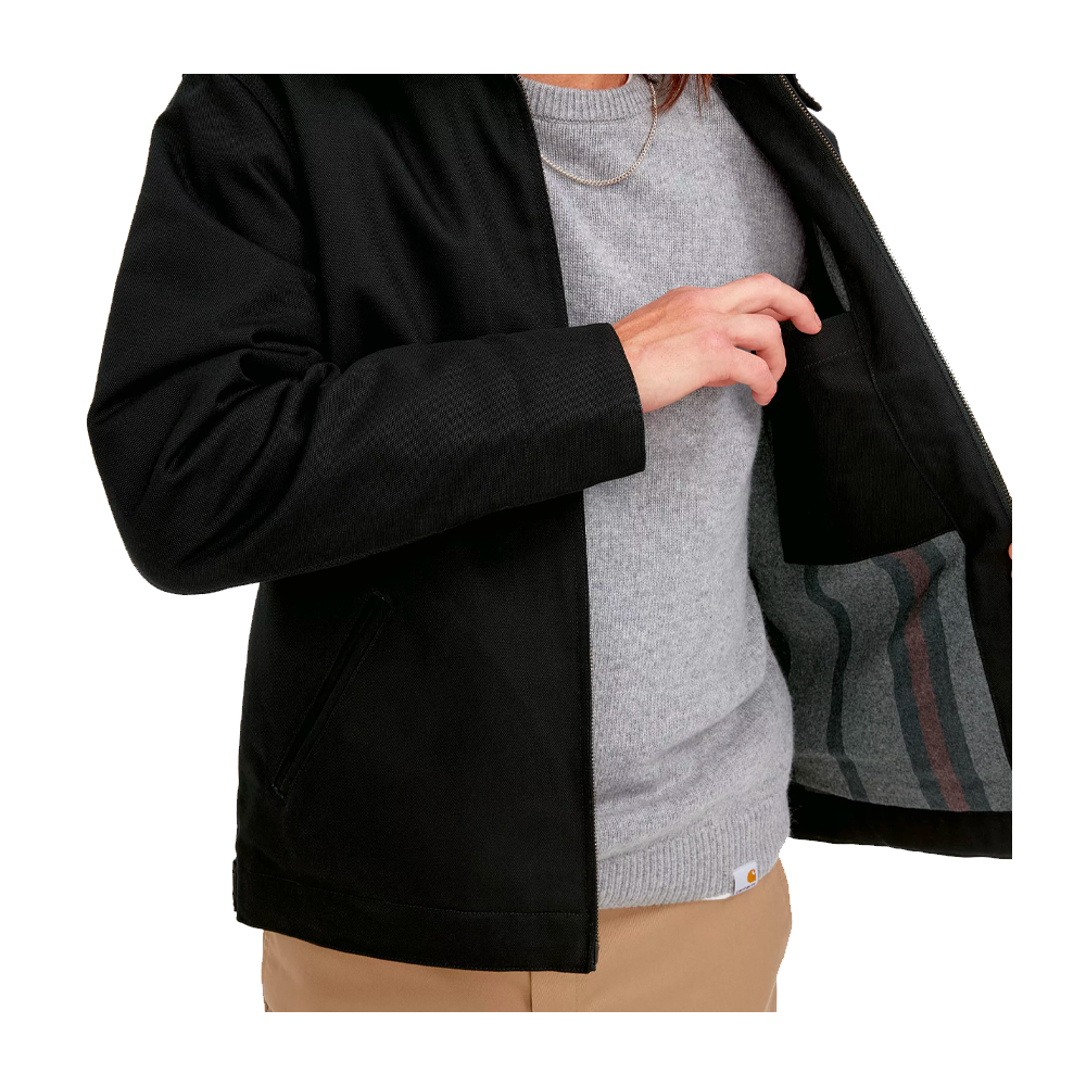 Carhartt WIP OG Detroit Jacket (Winter) Black / Black (Rigid) I015264_00E_01