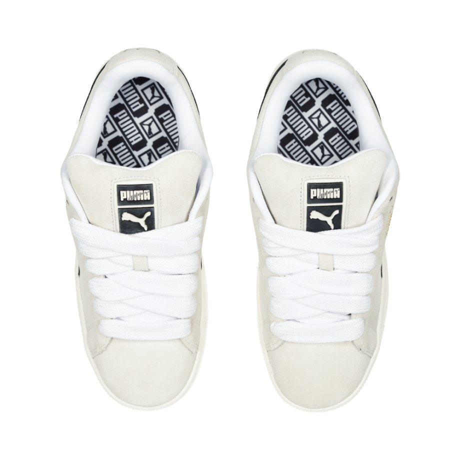 Puma Suede XL Warm White / Black / Frosted Ivory 395205_48