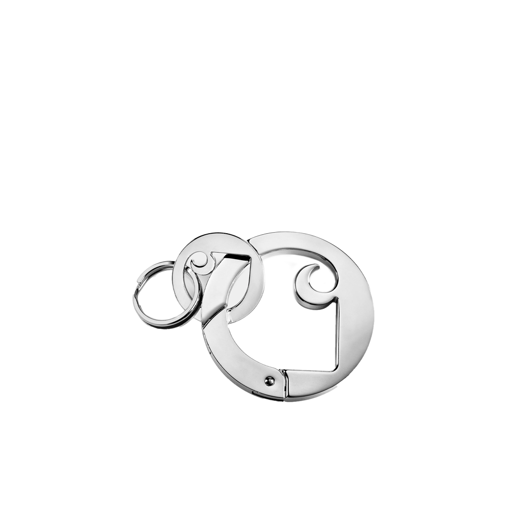 Carhartt Wip Charms Carabiner Keychain Silver I034579_95_XX