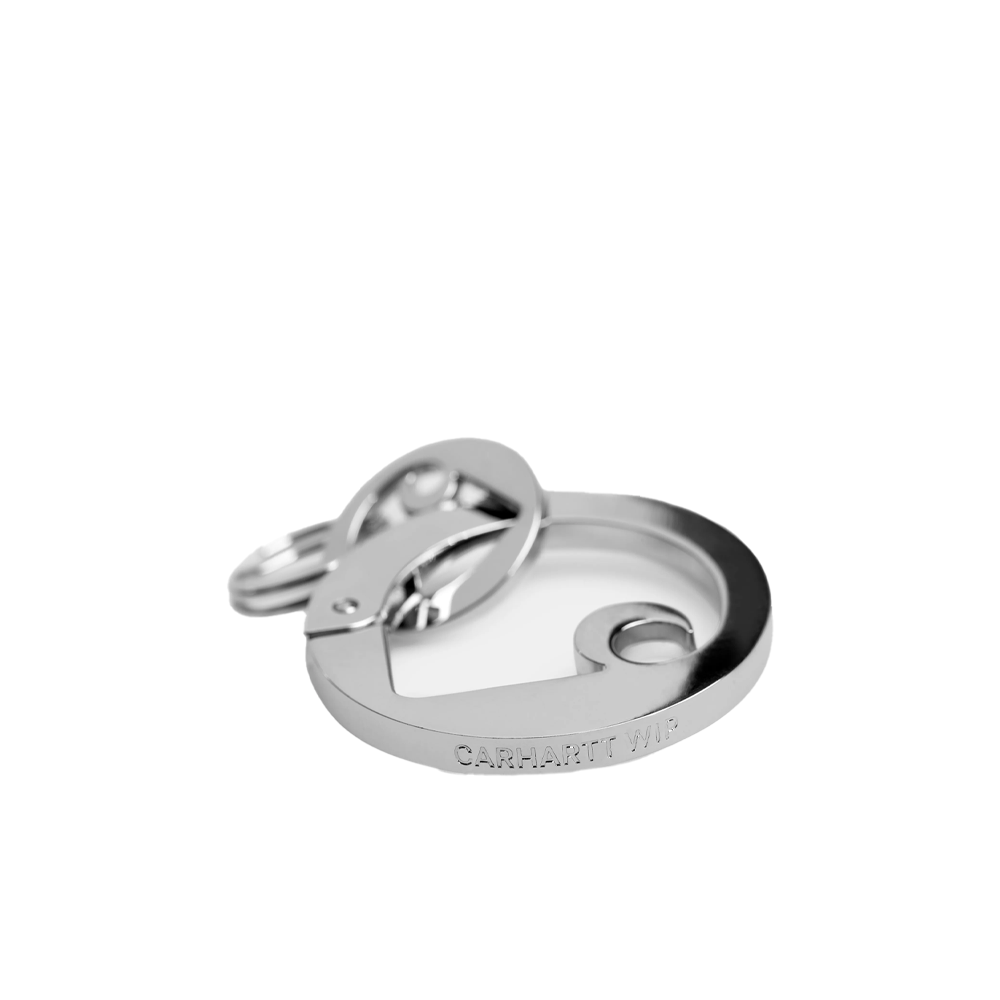 Carhartt Wip Charms Carabiner Keychain Silver I034579_95_XX