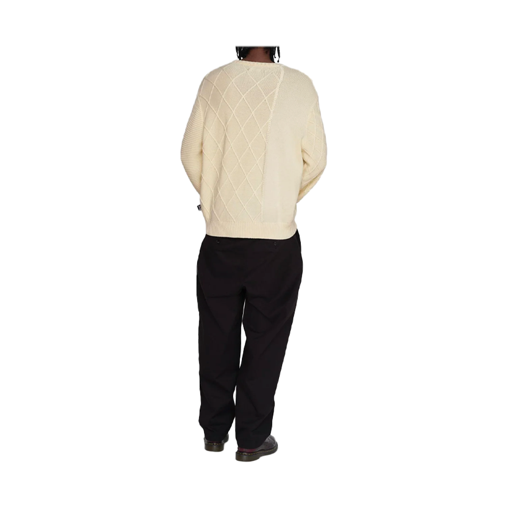 Stussy Patchwork Sweater Natural 117158_NAT