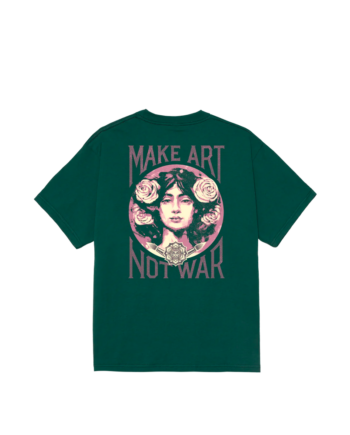 Obey Make Art Not War Tee Forest 165264062_FRS