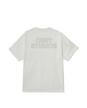 Obey Studios Outline Pigment Tee White 167924095_WHT