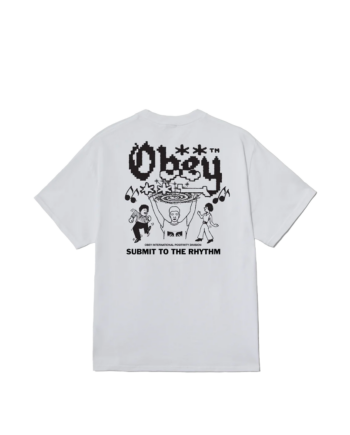 Obey Submit To The Rhythm Tee White 165264056_WHT