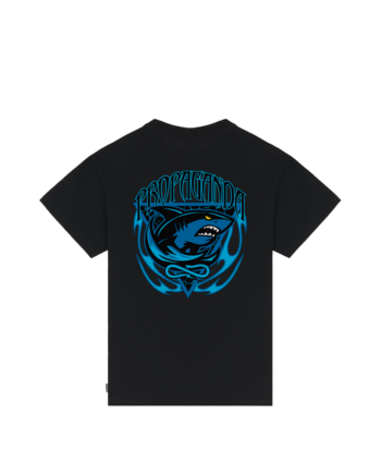 Propaganda Triangle Shark Tee Black 25SSPRTS883