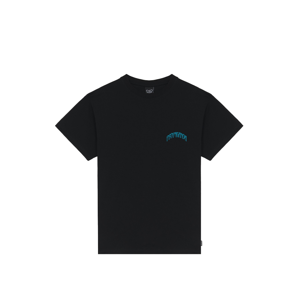 Propaganda Triangle Shark Tee Black 25SSPRTS883