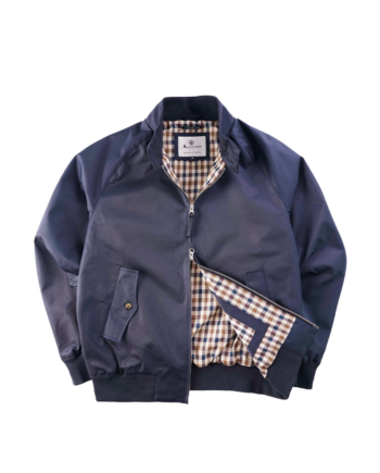 Aquascutum Archival Harrington Jacket Navy B005-JK007