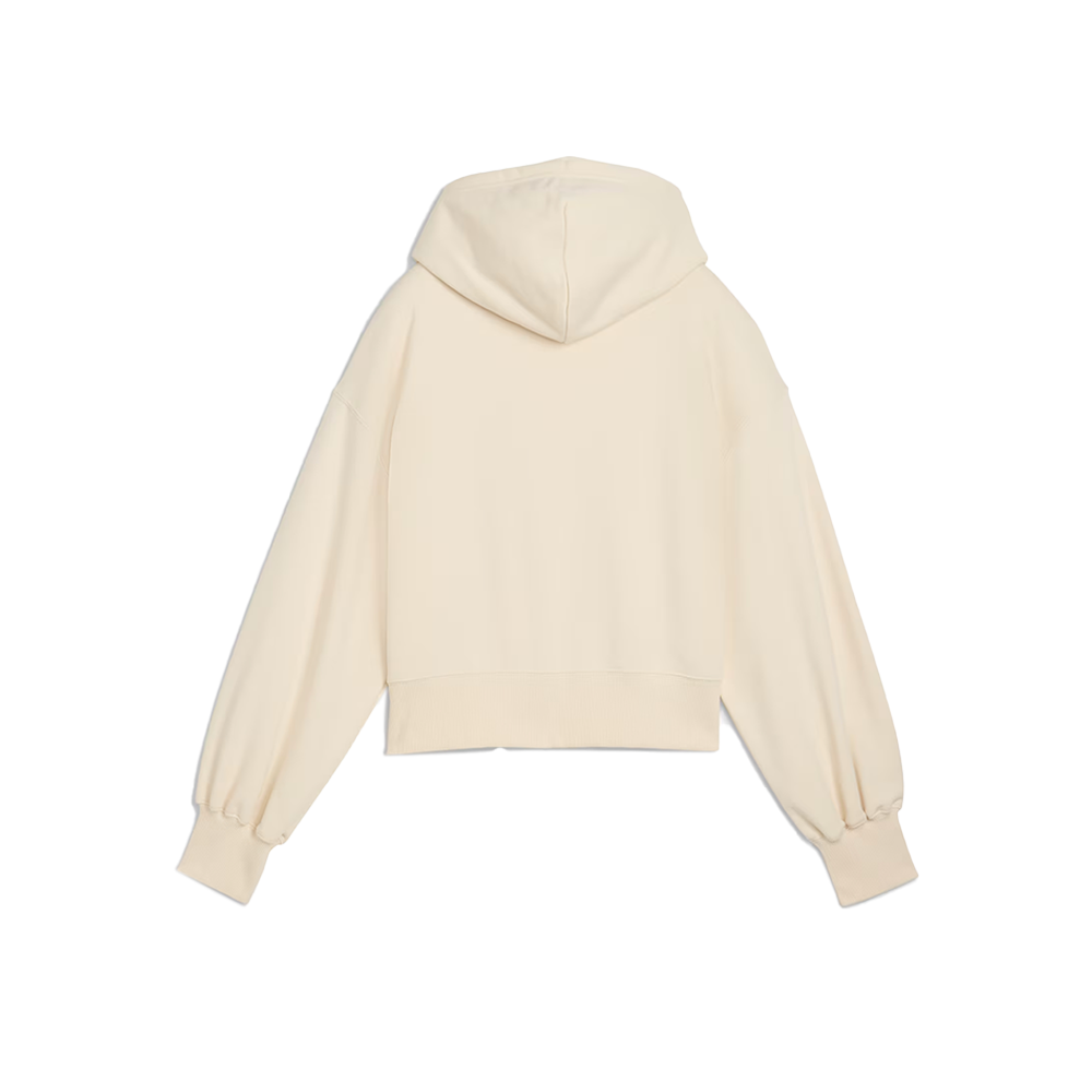 Puma LEO LUXE Cropped Hoodie Alpine Snow 632338_87