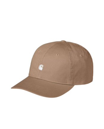 Carhartt Wip Madison Logo Cap Leather / White 1023750_X3G_RR