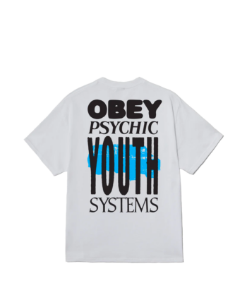 Obey Psychic Youth Systems Tee White 165264085_WHT