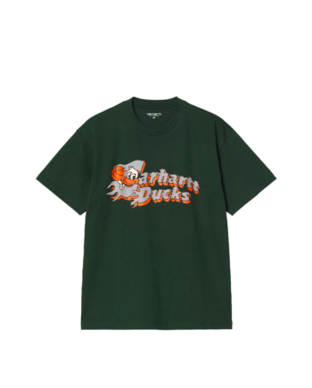 Carhartt Wip S/S Flaming Ducks T-Shirt Conifer I034669_CI_XX