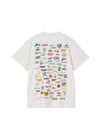 Carhartt Wip S/S Logo T-Shirt Ash Heather I034643_482_XX