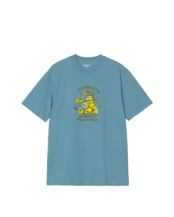 Carhartt Wip S/S Precision Work T-Shirt Clay Blue I034774_2PA_XX