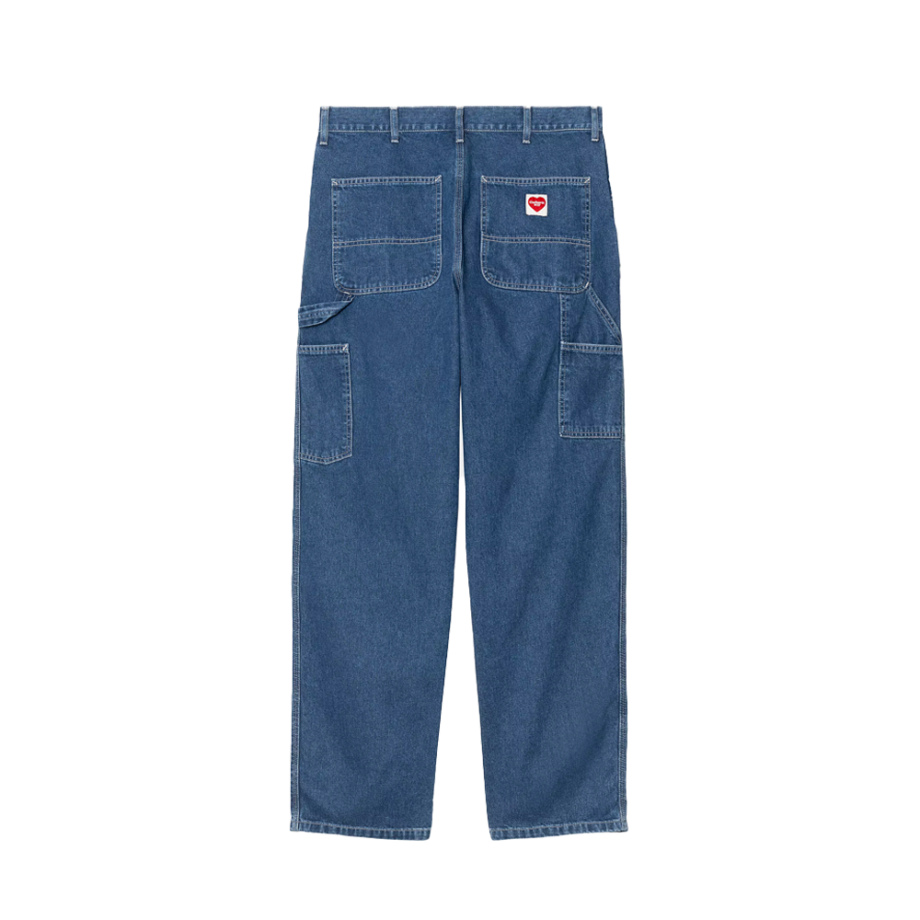 Carhartt Wip Single Knee Pant Blue (Stone Washed) I034864_01_06