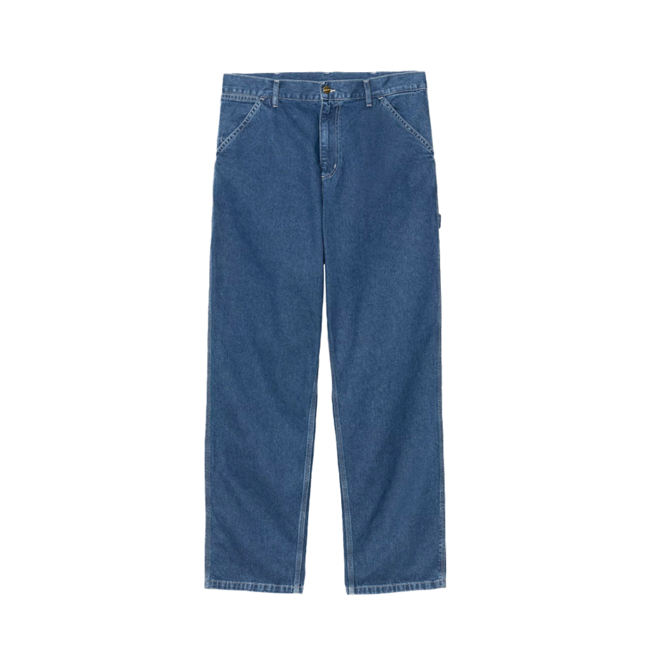 Carhartt Wip Single Knee Pant Blue (Stone Washed) I034864_01_06