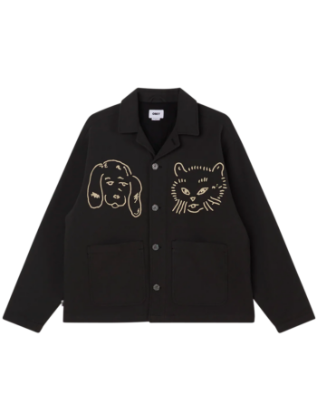 Obey Vesta Shirt Jacket Pirate Black 121160065_PBK