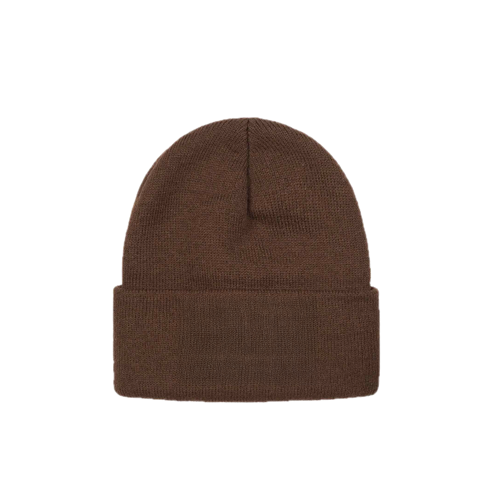 Stussy Big Stock Cuff Beanie Brown 1321144_BRW