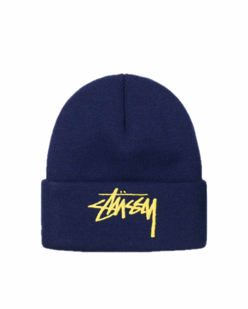 Stussy Big Stock Cuff Beanie Navy 1321144_NVY