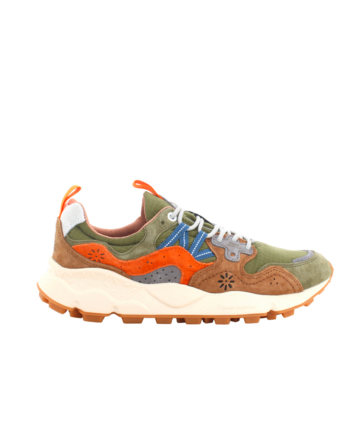 Flower Mountain M' Yamano 3 Uni Suede Nylon Ripstop Military / Brown 0012017816-14-1F06