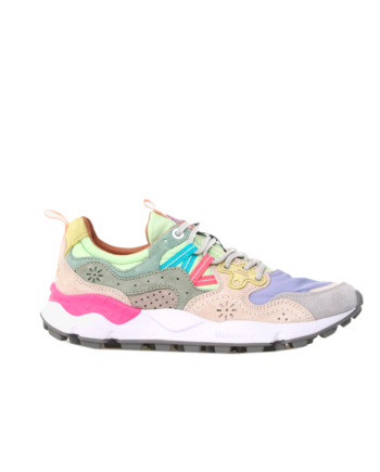 Flower Mountain W' Yamano 3 Uni Suede Nylon Light Grey / Lilac 0012017817-01-1B88