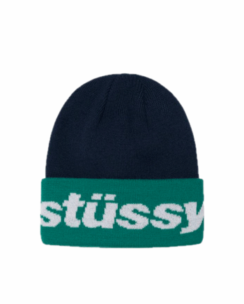 Stussy Helvetica Jacquard Beanie Navy 1321113_NVY