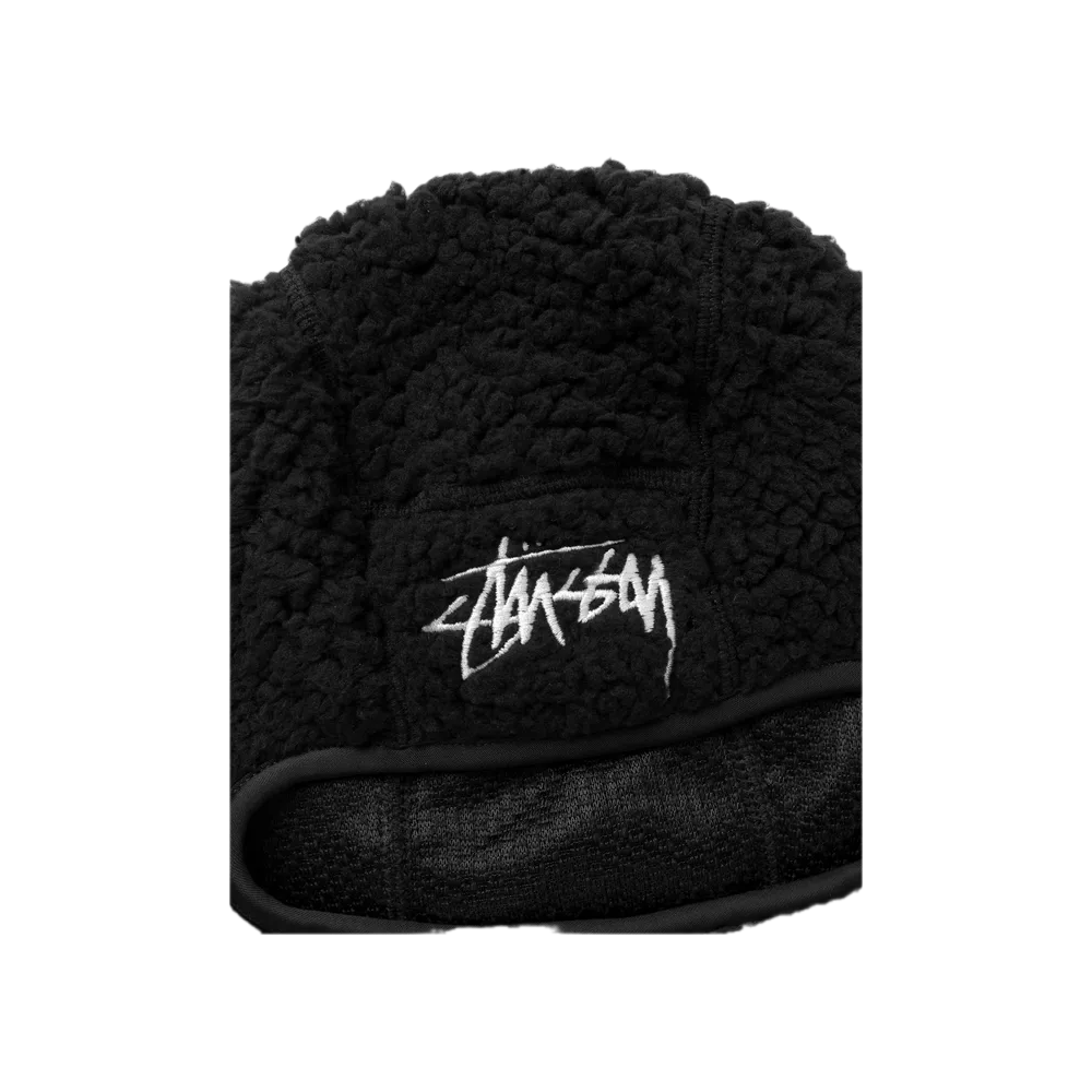 Stussy Stock Sherpa Balaclava Black 1321143_BLK