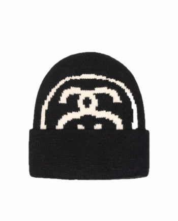 Stussy Big Link Cuff Beanie Black 1321173_BLK