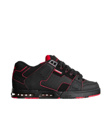 Globe Sabre Skate Shoes Black / Red / Mosaic 20625