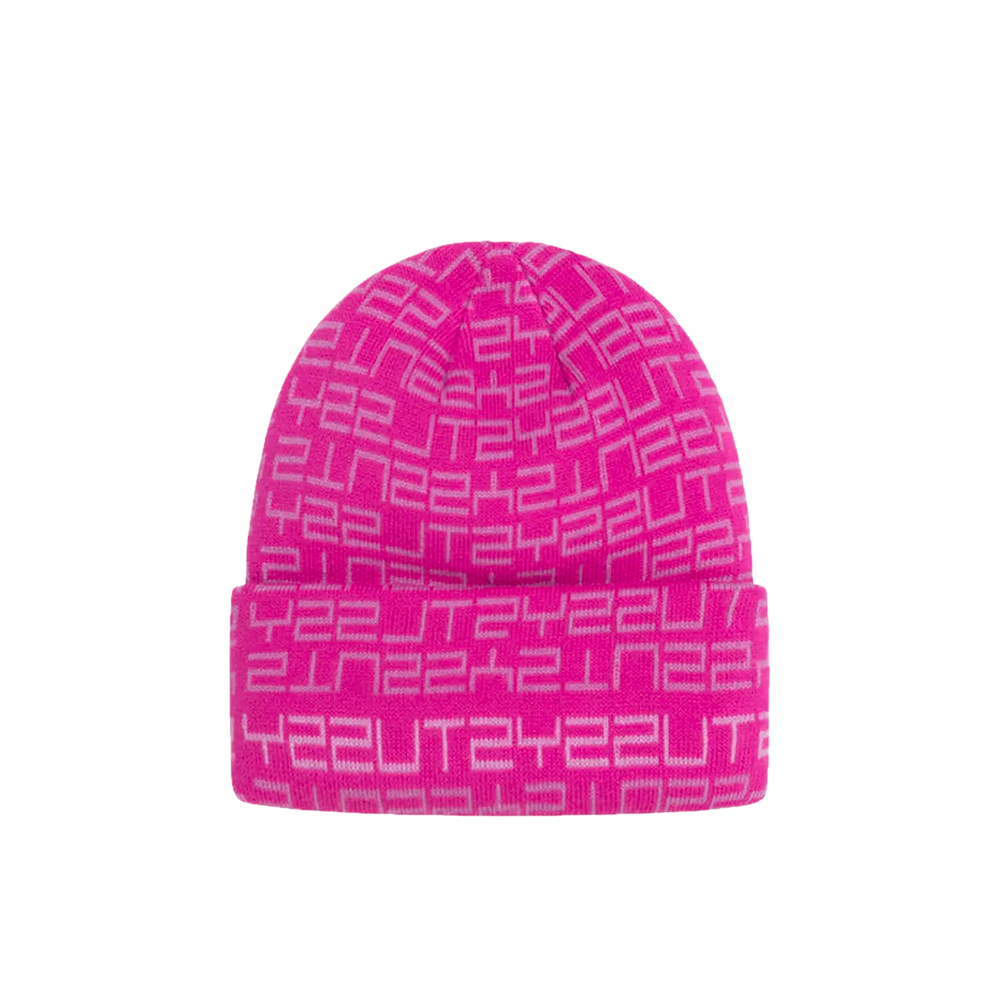 Stussy Jacquard Cuff Beanie Fuchsia 1321114_FCH