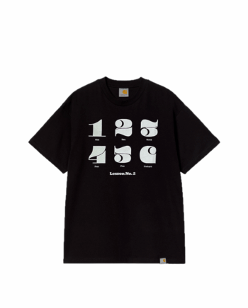 Carhartt Wip S/S Lesson No 2 T-Shirt Black / White I012487_7