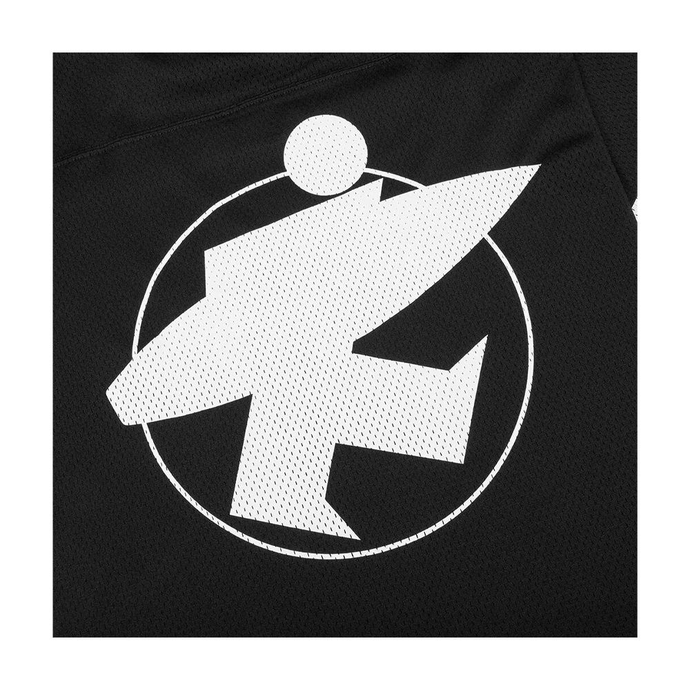 Stussy Surfman Mesh Football Jersey Black 1140332_BLK