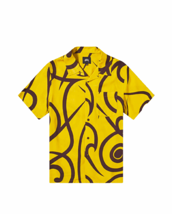 Stussy Tribal Pattern Shirt Mustard 111070_MST