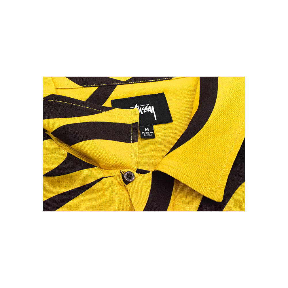Stussy Tribal Pattern Shirt Mustard 111070_MST
