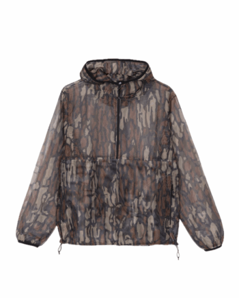 Stussy Tree Bark Mesh Poncho Brown 115472_BRW