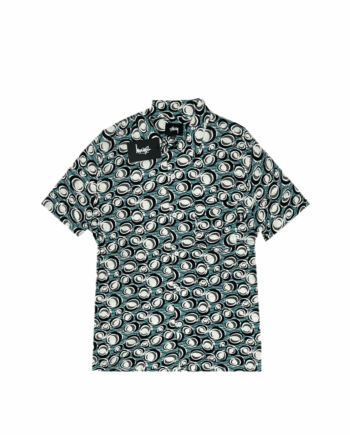 Stussy Galaxy Pattern Shirt Blue 111075_BLE