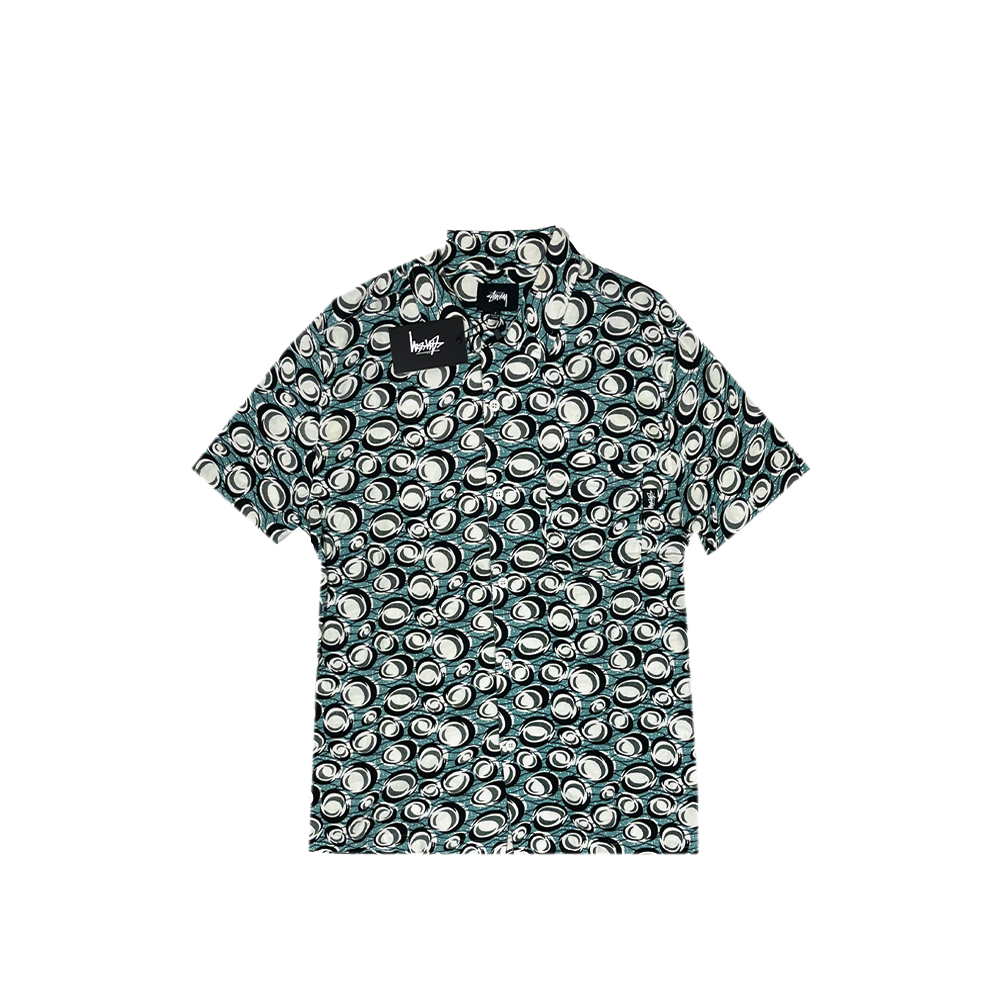 Stussy Galaxy Pattern Shirt Blue 111075_BLE